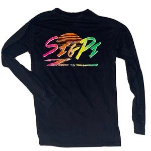 USCB Santa Barbara University Sigma Pi Long Sleeve T Shirt Black S California